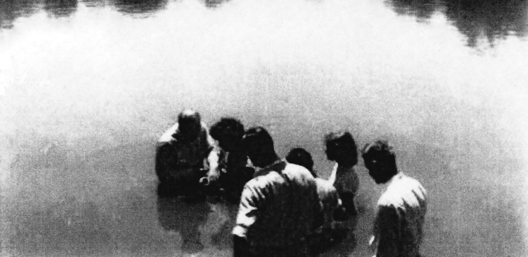 1952 - Rev. Hershel Blair baptizing others near Coal Creek at Twin Bridges 1952 - Rev. Hershel Blair baptizing others near Coal Creek at Twin Bridges